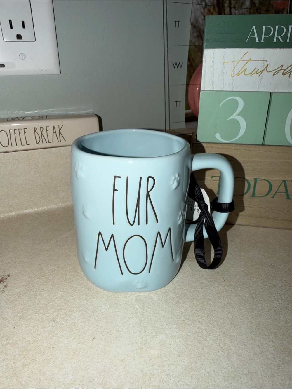 Rae Dunn fur mom mug - yes